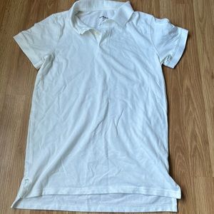 Goodfellow & Co White loring Polo Women’s Large